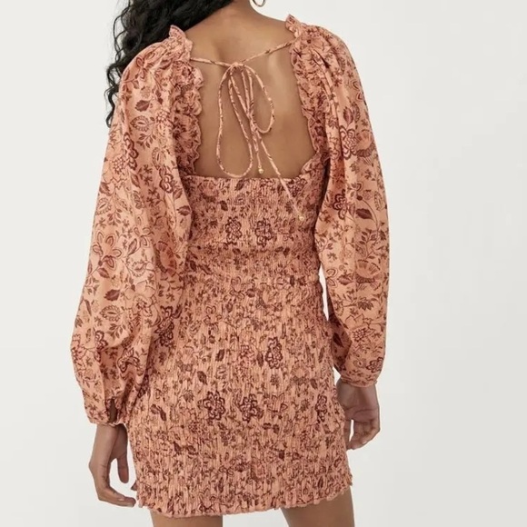 free People Women's Smock It To Me Mini Dress small NWT - Picture 2 of 5